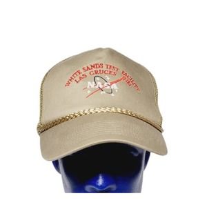 NASA White Sands Test Facility Vintage Embroidered Snapback Cap Hat